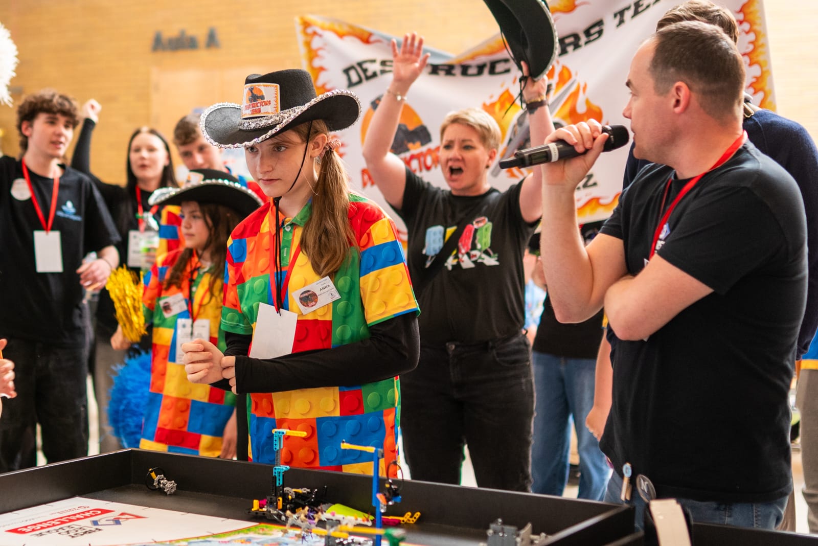 Moment z turnieju FIRST LEGO League