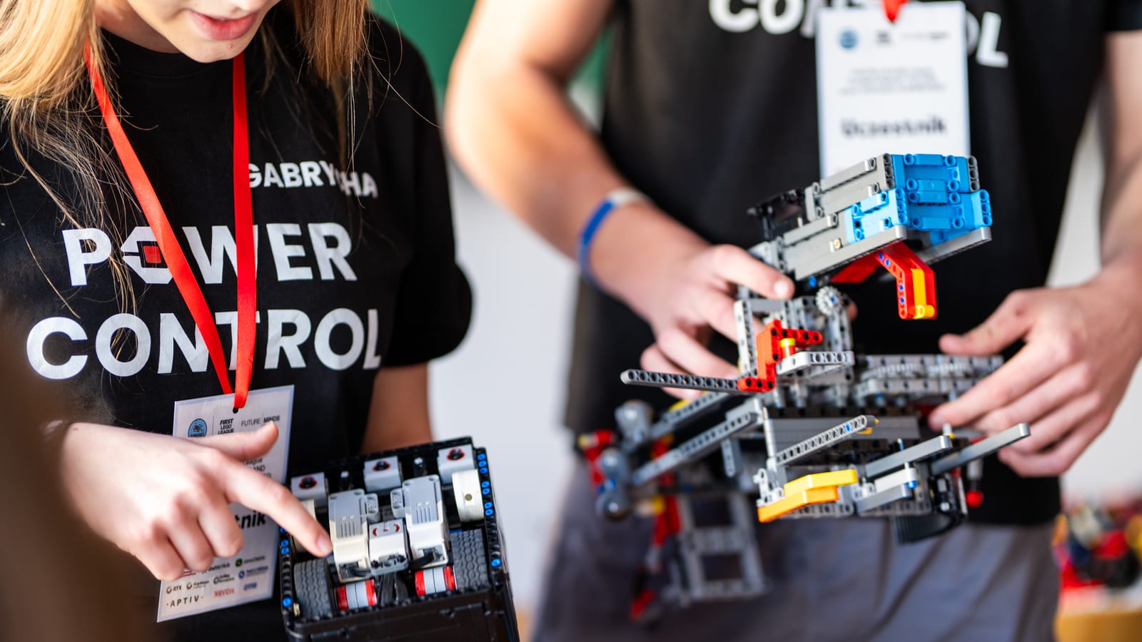 Moment z turnieju FIRST LEGO League